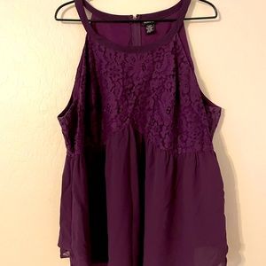 Babydoll style torrid top